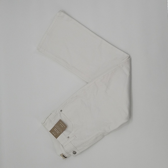 Madewell Kick Out Crop Jeans in Pure White size 32 NWT NI961 - Picture 7 of 14